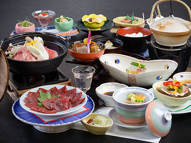 会津産馬刺し付プラン